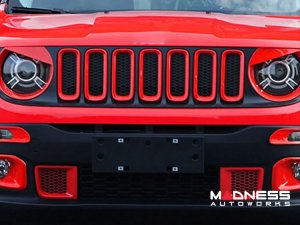 Jeep Renegade Front Bumper Frame Trim - Red (2015 - 2018)